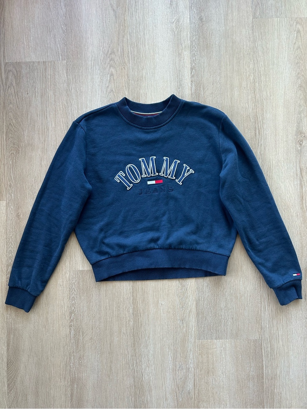 Tommy Jeans Logo Crewneck Sweatshirt Navy Women’s XS